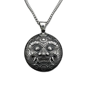 Yunnique - Colgante de Campana Pixiu de Acero Inoxidable de Estilo Chino Tradicional, Collar Unisex, Amuleto de Buena Suerte, Regalo - Product Image 5