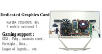 Procesador I7 de 4.ª Generación, 23.8, 24 Núcleos, Core I7 de 10.ª Generación, PC Negro para Juegos y Negocios, Pantalla LCD, Sistema Barebone Intel I7