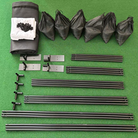 Filet de simulation de golf multi-tailles, filet d'entraînement de golf personnalisable pour tous les golfeurs