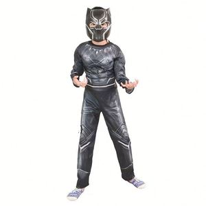 Disfraz de Cosplay de héroes de Anime para adultos Halloween hombre Pantera Negra Wolverine vestido muscular para espectáculo de escenario - Product Image 4