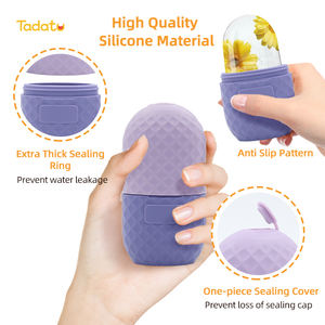 مكعبات الثلج للوجه للتجميل ، مدلك سيليكون للوجه ، أسطوانة الثلج ، أسطوانة - Product Image 4