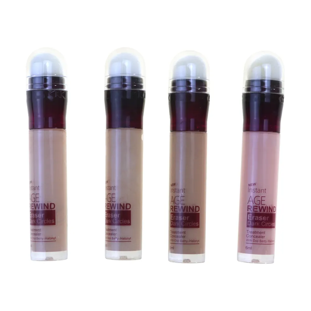 Vegan Makeup 6 Colors Liquid Concealer Pen Moisturizing Face Eye Eraser Dark Circles Acne Remover