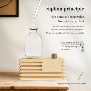 सुगंध तेल डिफ्यूज़र आवश्यक नीबलाइजिंग आवश्यक नीबुलाइजिंग आवश्यक तेल डिफ्यूज़र am03 लकड़ी आधार और सीमेंट बेस में संयुक्त एजेंट - Product Image 6