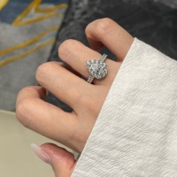 Bague de fiançailles Good Century en or 14 carats avec diamant de laboratoire taille poire, double pavé, élégante, empilable, bijoux de luxe pour mariée