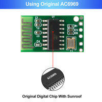 Receptor de Audio MP3 Inalámbrico Bluetooth VIRE BT5.0 5V Placa de Circuito Bluetooth Mp3
