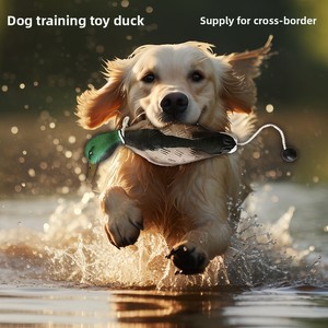 Nouveau canard en mousse EVA du fabricant, durable et résistant aux morsures, utilisé comme leurre pour chiens, jouet d'entraînement en forme de canard factice, disponible en plusieurs couleurs. - Product Image 1