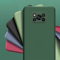 Funda completa de silicona líquida para Xiaomi Poco X3, funda protectora trasera suave, Nfc, M2, F2 Pro, X2, global, Original, nueva