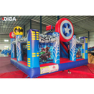 Maisons rebondissantes intérieures/extérieures avec fosses à balles, toboggans et souffleurs Château rebondissant, parfait pour les fêtes d'anniversaire des enfants - Product Image 1