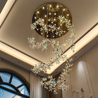 Ornement de branche de fleur en cristal Décoration de maison Fleur de cristal artificielle Tige Décoration de mariage de table