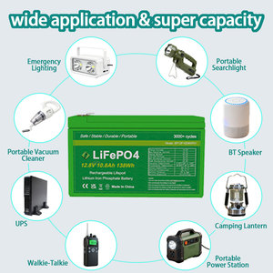 Batterie LiFePO4 12,8 V 10,8 Ah 138 Wh, batterie au phosphate de fer et de lithium rechargeable pour le camping en plein air, alimentation de secours UPS, plus de 3000 cycles - Product Image 4