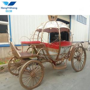 Popular Carro de calabaza de <span class=keywords><strong>Cenicienta</strong></span> para la realeza/viejo carro de caballos antiguo/carro de caballos de boda de turismo - Product Image 2