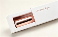 Emballage de rouge à lèvres de luxe écologique en gros personnalisé, boîte de gloss cosmétique