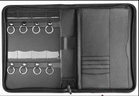 Porte-documents en cuir PU rigide personnalisé TSH, pochette de rangement pour clés TSH-KF052301