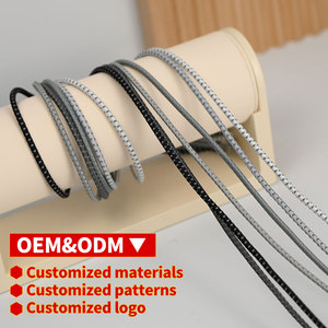 Corda Elastica Rotonda in Polietilene OEM all'Ingrosso, 3mm Nera Riflettente, Cordoncini Intrecciati Personalizzati, Produttore di Corde Elastiche Colorate - Product Image 2