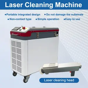 Portable Pulse Laser Cleaning Machine For Safe And Stable Performance 100W 200W 300W Metal Cleaning