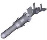 מחבר עגול מקורי של TE/Tyco AMP דגם 929968-1 עם אטם חוט יחיד (SWS) 929968-1 בדיל (Sn) - Product Image 4