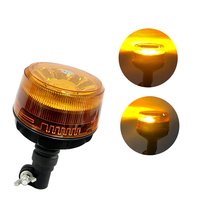 Feu de signalisation LED ambre SG SG-NR26B robuste à visser, 12W, protection IP67, clignotant rotatif, DC12-24V, pour chariot élévateur