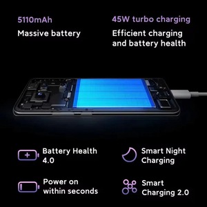 <span class=keywords><strong>Smartphone</strong></span> pour Xiaomi Redmi Note 14 <span class=keywords><strong>Pro</strong></span> 5G, <span class=keywords><strong>Smartphone</strong></span> MediaTek Dimensity 7300-Ultra NFC, appareil photo IA 200MP, écran AMOLED 1.5K 120Hz - Product Image 5