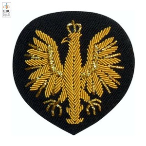 Écusson de vêtement personnalisé à coudre, en feutre, forme fleur brodée, pour béret d'officier SAS, avec fil de bullion pour uniforme et chapeau - Product Image 5
