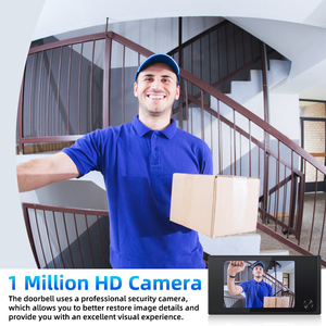 Penampil Pintu Digital 3.5 Inci Sudut Pandang 120 Derajat Kamera Lubang Pintu Pemantau Mudah Dipasang Kamera Penampil Lubang Pintu - Product Image 3