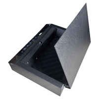 Petite boîte de sécurité domestique en acier, anti-chute, antivol, boîte tactique pour armes à feu, déverrouillage par reconnaissance faciale, empreinte digitale et mot de passe