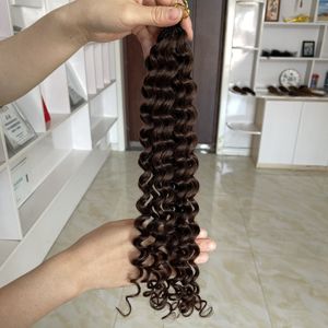 Cabello Humano para Trenzar con Técnica de Crochet, Nuevo Cabello Humano con Anillas para Trenzar, Trenzas Boho, Nudos Milagrosos 4 #   color - Product Image 4