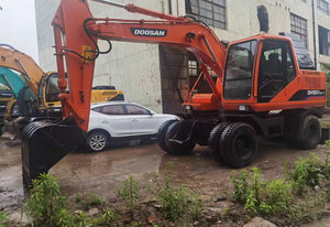 Envío Gratis, Precio Bajo, Excavadora Hidráulica de Ruedas Usada <span class=keywords><strong>Doosan</strong></span> DH150W-7, Modelo 2022, 15 Toneladas, Bomba y Motor Agrícolas en Stock - Product Image 2