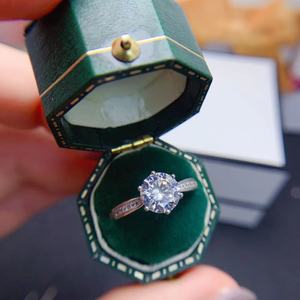 Nouveau Design Personnalisé Bon Prix Chaud Populaire 925 Sterling Silver VVS Moissanite <span class=keywords><strong>Eternity</strong></span> Gemstone Rings - Product Image 2