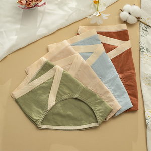 Celana Dalam Hamil Kualitas Tinggi Celana Dalam Katun Organik Pinggang Rendah Nyaman Celana Dalam Ukuran Plus Wanita - Product Image 3