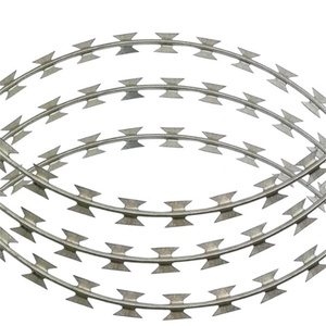 <span class=keywords><strong>Alambre</strong></span> <span class=keywords><strong>de</strong></span> púas tipo concertina SS430 BTO-22 para cercas <span class=keywords><strong>de</strong></span> seguridad - Product Image 6