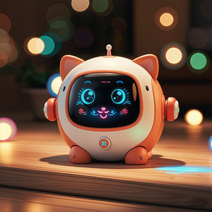 Interactive AI <b>Robot</b> <b>Cat</b> <b>Toy</b> With Voice Recognition And Phone Connectivity For Kids Ages 2 To 4 Years Plastic Unisex Electronic - Product Image 4