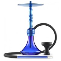 Nouveau Narguilé Moderne Doré de 21 pouces avec Miroir, Chicha en Aluminium et Verre, Ensemble Complet
