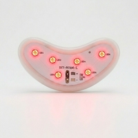 Masseur oculaire pour les cernes et les poches, 850NM Microcourant, Patchs sous les yeux, Thérapie par lumière rouge pour les poches et les rides sous les yeux
