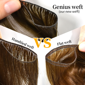 2024 coudre en trame mince Invisible coupe est cuticule vierge Remy Double trame de génie des cheveux étirés - Product Image 6