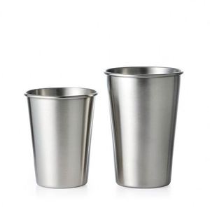Gobelet à bière 500 ml en acier inoxydable 304 à paroi simple, empilable, tasse à bière, fabricant en gros, logo personnalisé 16oz 18oz - Product Image 3