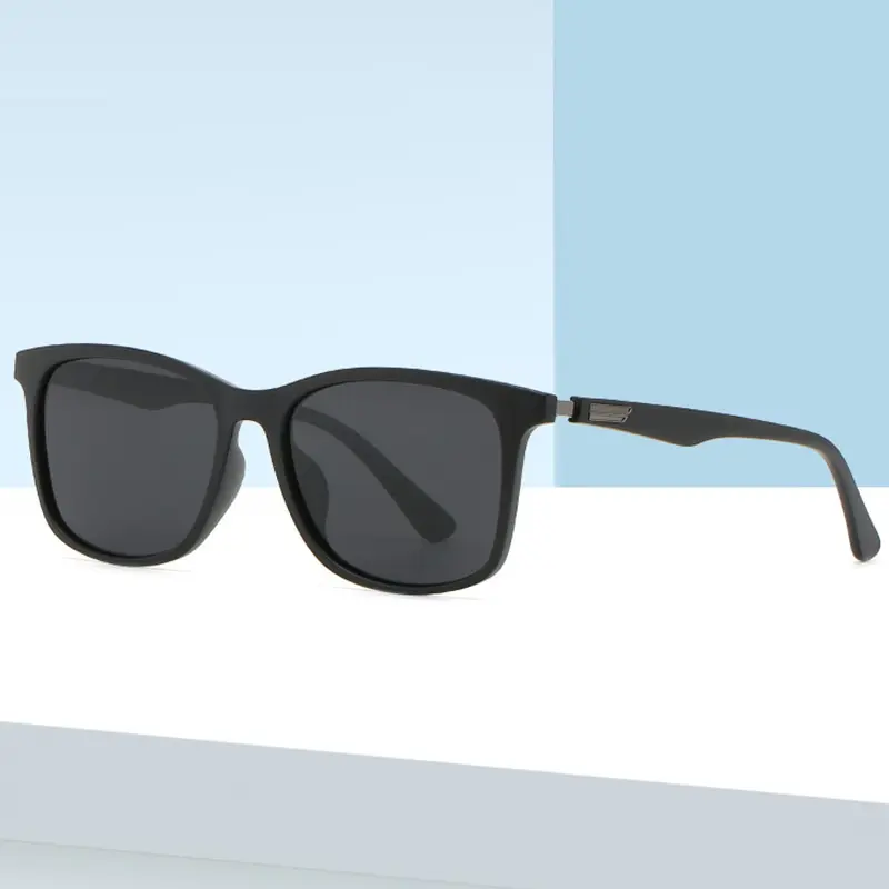 Новинка 2022, модные поляризационные солнцезащитные очки в стиле ретро для женщин и мужчин, модные квадратные солнцезащитные очки в наличии