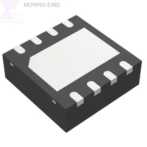 MCP6V02-E/MD New Original IC OPAMP ZERO-DRIFT 2 CIRC 8DFN Integrated Circuits MCP6V02-E/MD In Stock