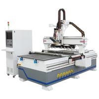 Routeur CNC ATC Industriel - Haute Rigueur, 4 Axes, Précision de Positionnement Double de 0,05 mm, Châssis en Profilé d'Aluminium, Travail du PVC