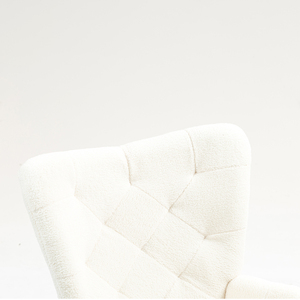 Wholesale Comfortable <strong>Sherpa</strong> Rocking <strong>Chair</strong> for Living Room Bedroom Apartment Hotel Outdoor Villa Luxury Reclining Design - Product Image 4