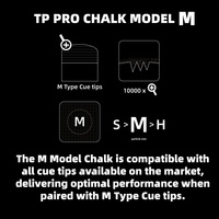 Kapur Biliard TP Pro Chalk Blue dalam Bentuk Kubus |   Kapur Biliar (Model M Dirancang untuk Ujung Tongkat Biliar Universal)