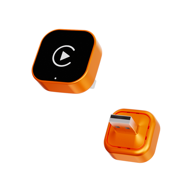 2 in 1 Portable Wireless Carplay Adapter Universal Compatible with Android Auto and Apple CarPlay Smart Box Dongle
