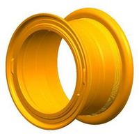 YINGYU 2025 Offre Spéciale RTG Reach Stacker charge moyenne en acier jante chargeuse sur pneus CE ISO matériaux de construction faisant des pièces de machines