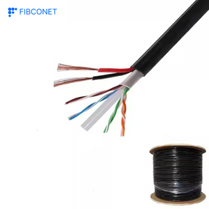 Câble LAN à <span class=keywords><strong>fibre</strong></span> optique FTTX PVC LSZH PE Câble réseau de catégorie 6 non blindé avec cordon d'alimentation - Product Image 4