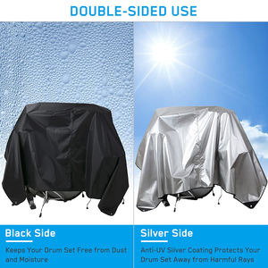 Housse anti-poussière pour batterie, résistante à l'eau et à l'humidité, pour instruments de musique, kit de batterie électrique, housse anti-poussière - Product Image 5