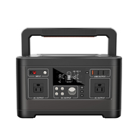 Camp charge prise ue grande capacité DC AC Camping en plein air centrale solaire MPPT 500W alimentation par batterie de secours