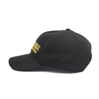 Casquette de baseball en toile à 6 panneaux avec logo brodé personnalisé de haute qualité, bicolore, pour l'escalade en plein air