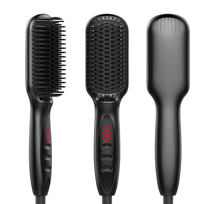 Professional Hair Straightening Brush Fast Hot