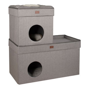 Cama plegable funcional para gato, Casa con rascador, fabricante al por mayor - Product Image 6