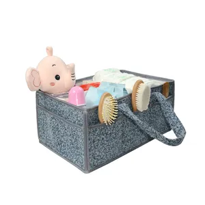 Baru lahir kustom loop pile terry velour mobil nursery organizer teddy velvet baby shower hadiah popok keranjang caddy