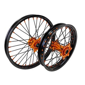 Ensemble complet de roues en alliage d'aluminium CNC 21 18 pouces pour KTM EXC SXF XC pour Beta RR pour GasGas MC pour <span class=keywords><strong>Triumph</strong></span> TF250X 6061 <span class=keywords><strong>Motocross</strong></span> - Product Image 6